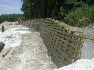 gravity wall construction